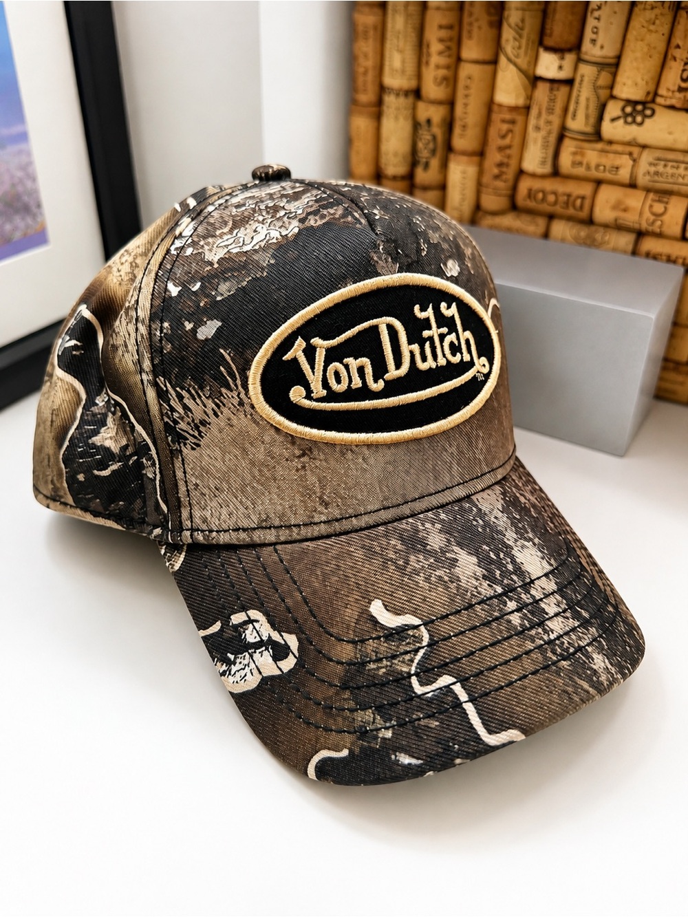 Von Dutch Real Tree Excape Camo Trucker Hat - NWOT
